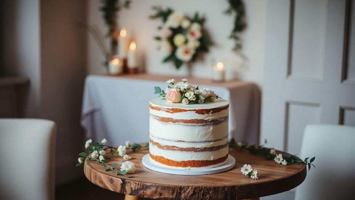 Naked Cake Minimalista em Diferentes Ocasiões