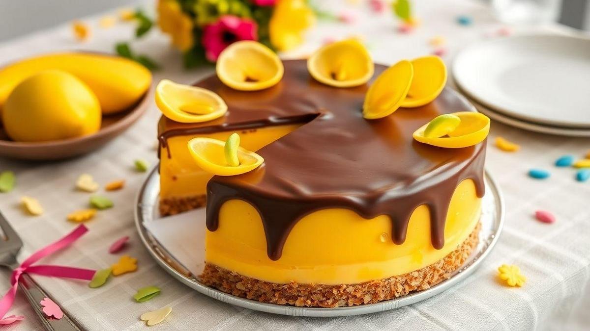 Torta de Maracujá para Festas