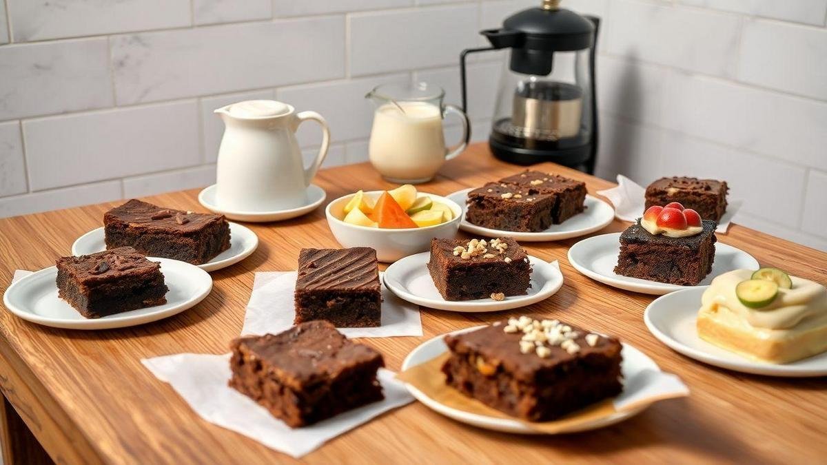 Variações do Brownie Molhadinho Simples
